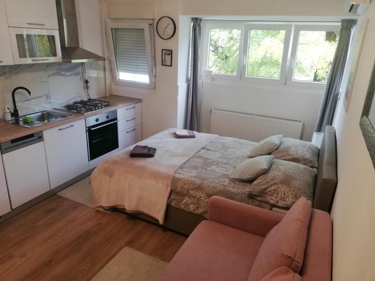 זאגרב Studio Apartman Jordanovac Rebro, 300 M Od Bolnice Rebro מראה חיצוני תמונה